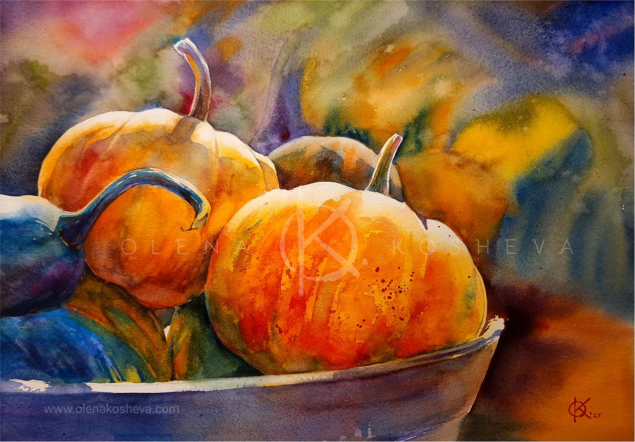 Series "Harvest" 2025 / watercolour, 40x30 / Available for sale